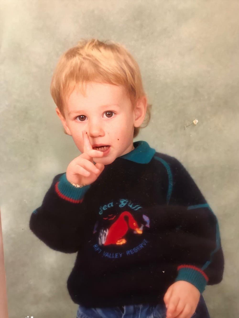 Our founder as a small child in the early nineties