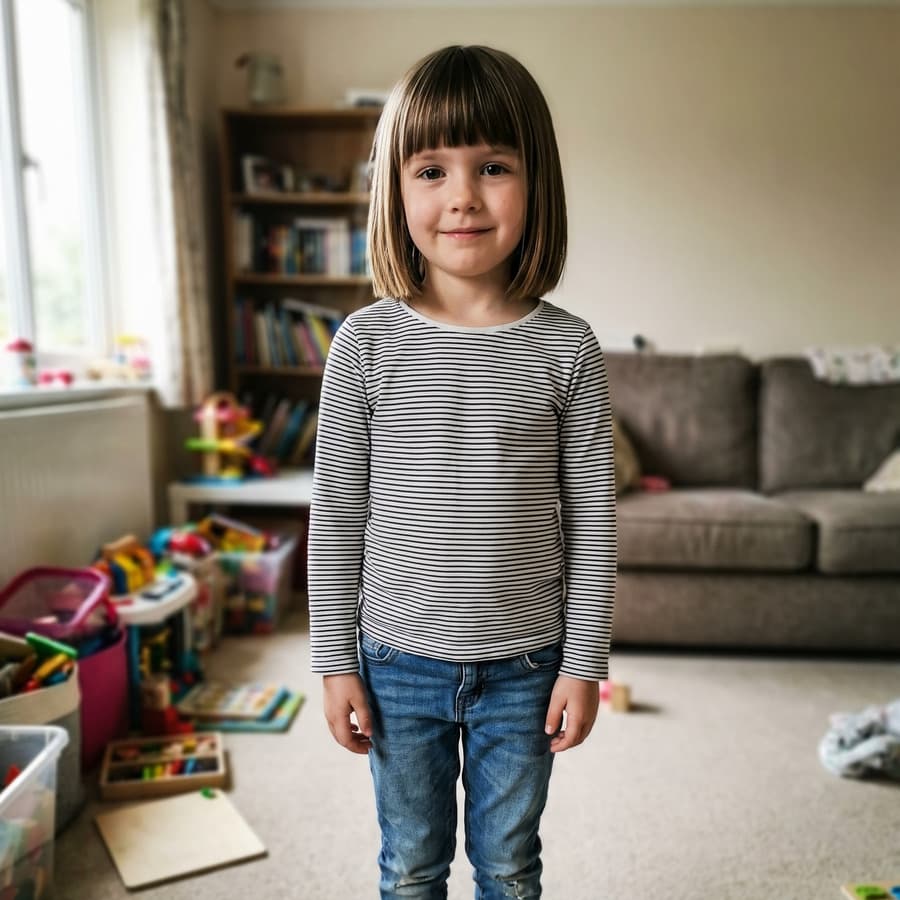A photograph of the child